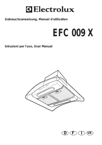 Mode d’emploi Electrolux EFC009X Hotte aspirante