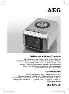 Manuál AEG SRC 4306 CD Rádio s alarmem