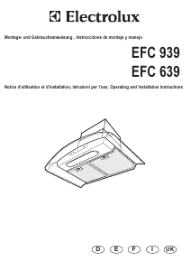 Manual de uso Electrolux EFC639X Campana extractora