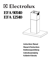 Manual Electrolux EFA90540 Cooker Hood