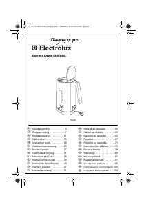 Manual Electrolux EEWA6000 Fierbător