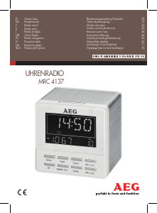 Használati útmutató AEG MRC 4137 Ébresztőórás rádió