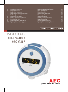Посібник AEG MRC 4126 P Радіо-будильник