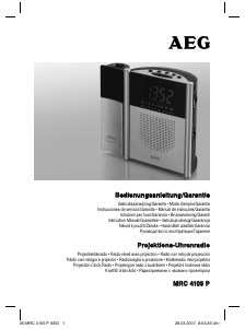 Instrukcja AEG MRC 4105 P Radiobudzik