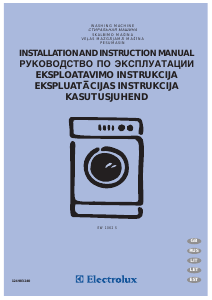 Kasutusjuhend Electrolux EW1062S Pesumasin