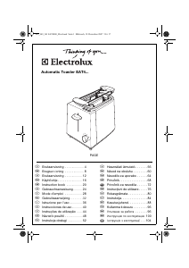 Manual Electrolux EAT4040 Toaster