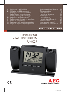 Manuale AEG FU 4002 P Radiosveglia