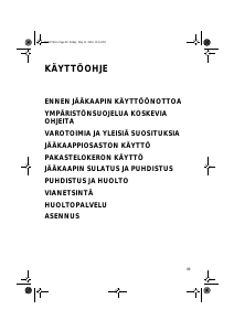 Käyttöohje Whirlpool ARC 0451 Jääkaappi