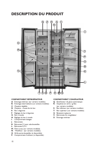 Mode d’emploi Whirlpool 20RB-D4L A+ Réfrigérateur combiné