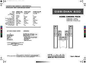Bruksanvisning Wharfedale Obsidian 600 Hembiopaket