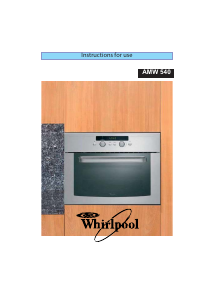 Bruksanvisning Whirlpool AMW 540 IX Mikrovågsugn