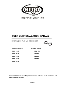 Handleiding Argo X3MI 56 SH Airconditioner