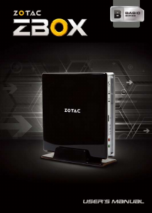 Bruksanvisning ZOTAC ZBOX-BI321 Stationär dator