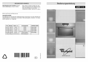 Bedienungsanleitung Whirlpool AMW 510 IX Mikrowelle