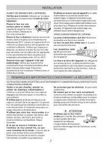 Mode d’emploi Whirlpool AT 327 WH Micro-onde