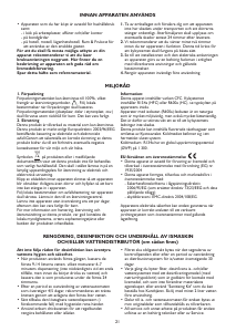 Käyttöohje Whirlpool 25RI-D4 PT Jääkaappipakastin