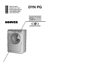 Manuál Hoover DYN 9166PG/L-S Pračka