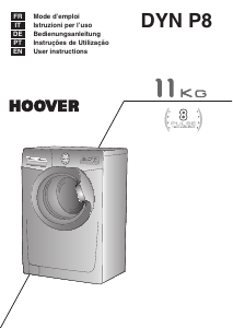 Manual Hoover DYN 11146PG8-S Máquina de lavar roupa