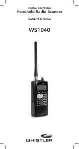 Manual Whistler WS1040 Radio Scanner
