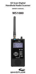 Handleiding Whistler WS1080 Radioscanner