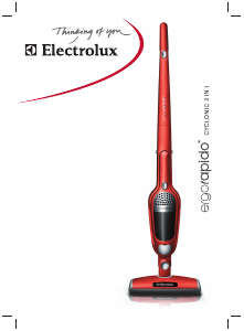 Bruksanvisning Electrolux ZB271RF ErgoRapido Dammsugare