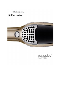 Bruksanvisning Electrolux ZB2812 ErgoRapido Dammsugare