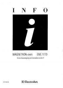 Handleiding Electrolux EME1770 Magnetron