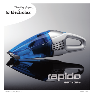Manual Electrolux ZB406 Rapido Aspirator de mână