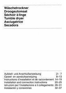 Bedienungsanleitung Electrolux EDE565 Trockner