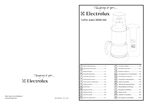 Manuale Electrolux EKAM200 Macchina da caffè