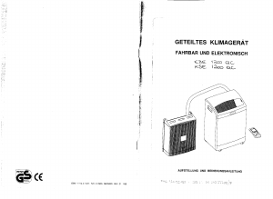Bedienungsanleitung Electrolux EBE1200QC Klimagerät