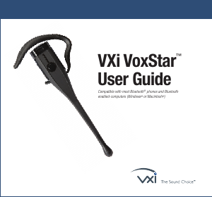 Bruksanvisning VXi VoxStar Headset