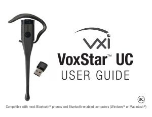 Bruksanvisning VXi VoxStar UC Headset