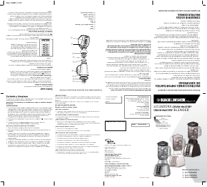 Manual de uso Black and Decker BLM10350MB Batidora