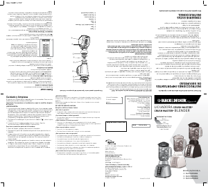 Bruksanvisning Black and Decker BLM10350MN Blender