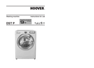 Manual Hoover DST 10166PG-84 Washing Machine