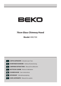 Mode d’emploi BEKO HBG70 Hotte aspirante