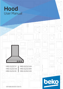 Manual BEKO HNS61210W Hotă