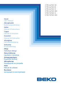 Instrukcja BEKO CTB 6250 X Okap kuchenny
