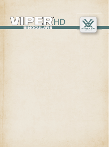 Handleiding Vortex Viper HD 8x42 Verrekijker