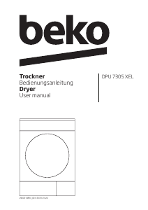 Handleiding BEKO DPU 7305 XEL Wasdroger