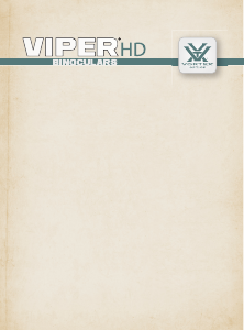 Bruksanvisning Vortex Viper HD 10x50 Kikare