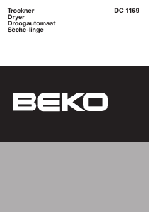 Handleiding BEKO DC 1169 Wasdroger