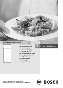 Manuale Bosch DIC046750 Cappa da cucina