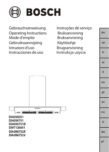 Handleiding Bosch DIA096751 Afzuigkap