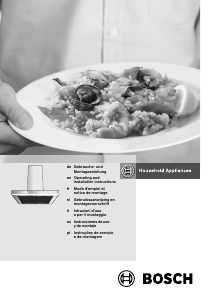 Manuale Bosch DWW093650 Cappa da cucina