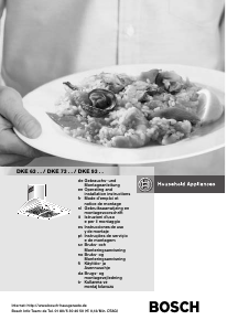 Manual de uso Bosch DWW091421 Campana extractora