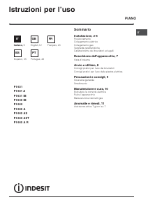 Manual de uso Indesit PI 631 A (IX) Placa