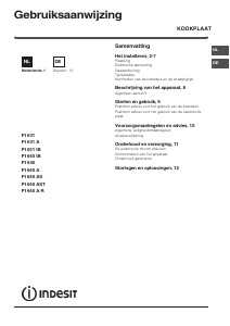 Handleiding Indesit PI 640 AS (WH) Kookplaat