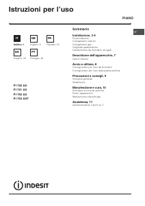 Mode d’emploi Indesit PI 740 AS (IX) Table de cuisson